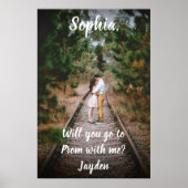 1フォトプロムまたはHOCOプロポーザルかわいいプロポーザルアイディア ポスター (正面)