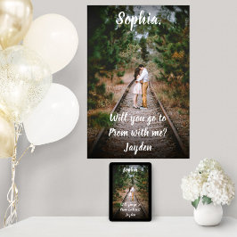 1フォトプロムまたはHOCOプロポーザルかわいいプロポーザルアイディア ポスター