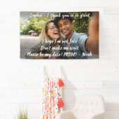 1フォトプロムまたはHOCOプロポーザルかわいいプロポーザルアイディア 横断幕 (インサイチュ)