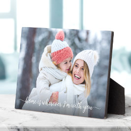 1フォトホーム私はあなたと一緒にいる引用文スクリプトKeepsake フォトプラーク