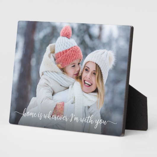 1フォトホーム私はあなたと一緒にいる引用文スクリプトKeepsake フォトプラーク (側面)