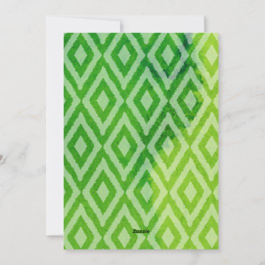 1フォトメリークリスマスモダン抽象芸術水の色 シーズンカード (裏面)