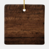 1フォトリースクリスマスオーナメントヴィンテージウッド セラミックオーナメント (裏面)