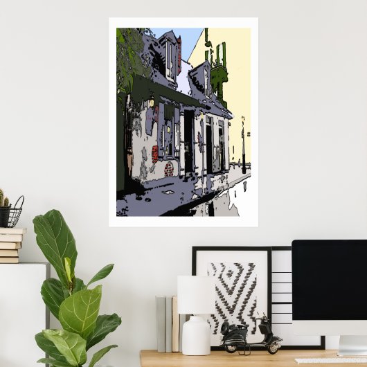 1フランスの分の1の黒いスミス店 ポスター (ホームオフィス)