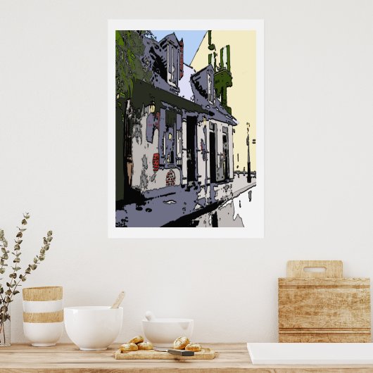 1フランスの分の1の黒いスミス店 ポスター (キッチン)