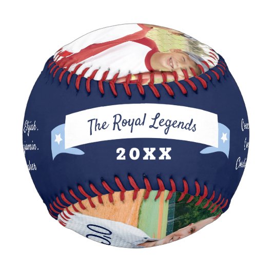 #1ベストコーチの写真カスタムとチームの名簿キープサケ 野球ボール (正面)