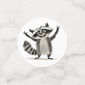 1ベビーターンのためのRacoon誕生日パーティー コンフェッティ (スモール正面)