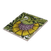 1ペアのレプロアンティークデモーガンフローラ タイル (側面)