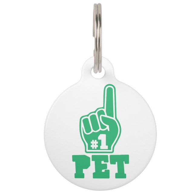 #1ペット最高のエバー犬恋人アートペットラバーアート ペット　ネームタグ (正面)