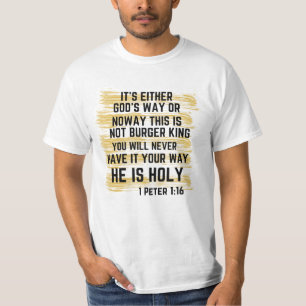 1ペテロ1:16 Tシャツ