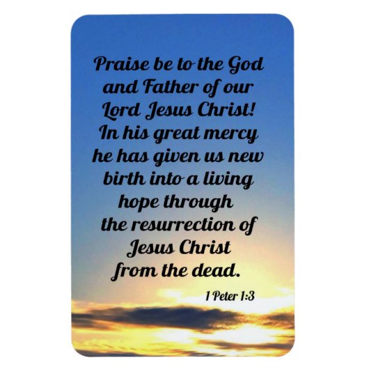 1ペテロ1:3 マグネット (縦)