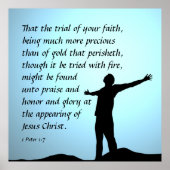 1ペテロ1:7 ポスター (正面)