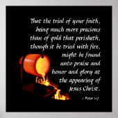 1ペテロ1:7 ポスター (正面)