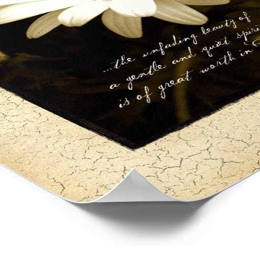 1ペテロ3:4 ポスター (角)