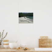 1ペテロ5与え:7あなたの悩み気にと神に対して ポスター (キッチン)