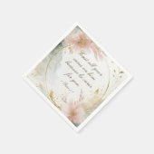 「1ペテロ5:7 すべての思いを彼にゆだねなさい」聖書の詩 スタンダードカクテルナプキン (角)