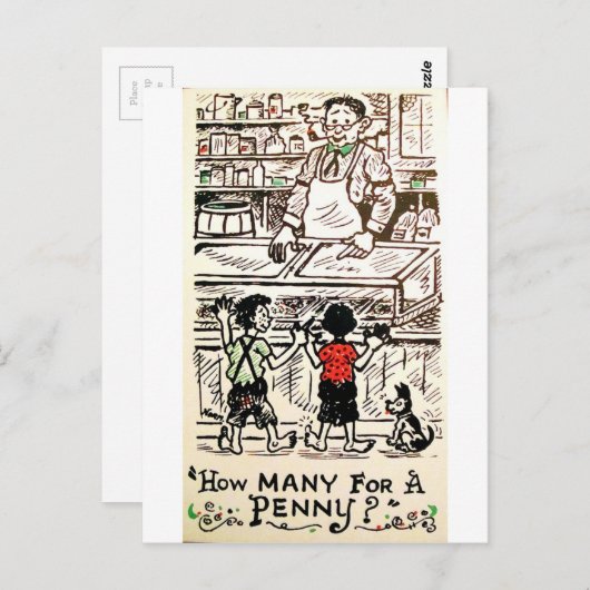 1ペニーで何枚だ? ポストカード (正面/裏面)
