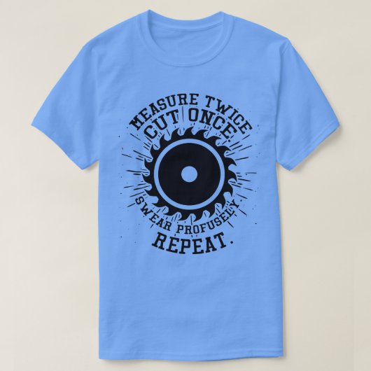 1ペンターで2回切り取る Tシャツ (デザイン正面)