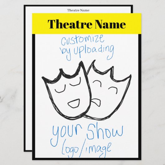 1ページプログラム(即時ダウンロード可能) 招待状 (正面/裏面)