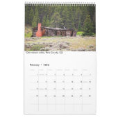 1ページ12ヶ月カレンダー、古いものと放棄された物 カレンダー (2月 2026)