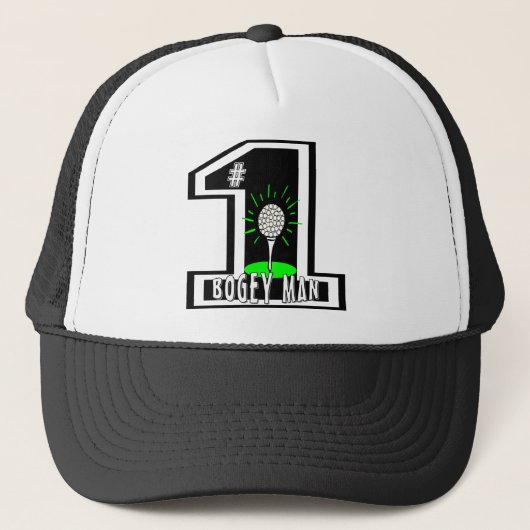 #1ボギーの人 キャップ (正面)