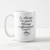 #1ボス-おもしろいと感謝の意はっきりした味 コーヒーマグカップ (左)