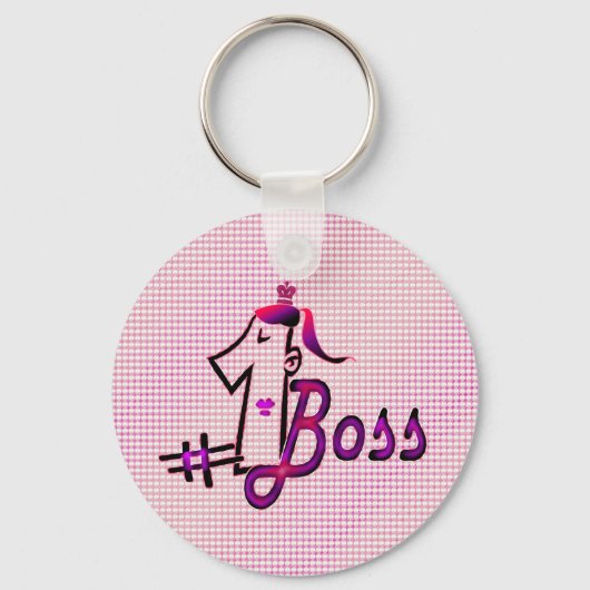 #1ボス キーホルダー (正面)