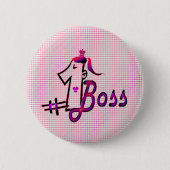 #1ボス 缶バッジ (正面)