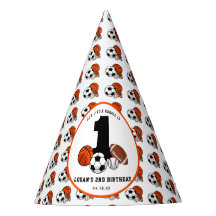 1ボールスポーツテーマ少年の誕生日