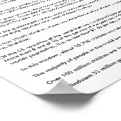 1ポスター – 10/40ウィンドウについての事実 ポスター (角)