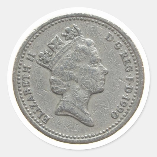 1ポンド硬貨 ラウンドシール (正面)