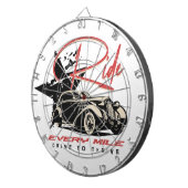 1マイルごとに乗る ダーツボード (正面右)