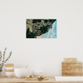 1マイルの高さ、ローエマウン山。カリフォルニア州ローエ ポスター (キッチン)