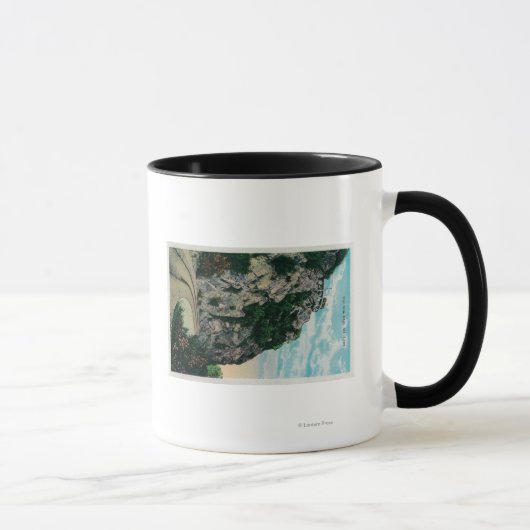 1マイルの高さ、ローエマウン山。カリフォルニア州ローエ マグカップ (右)