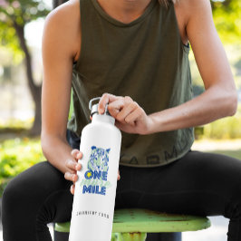 1マイルブルーやる気を起こさせるタイガー水瓶 ウォーターボトル