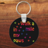 1マイル歩く キーホルダー (正面)