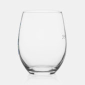 1マイル青やる気を起こさせる虎ワイングラス ステムなしワイングラス (左)