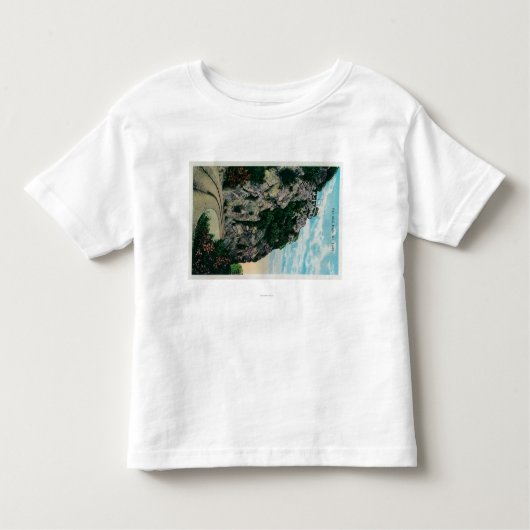 1マイル高い、Mt. LoweMtで。 Lowe、カリフォルニア トドラーTシャツ (正面)