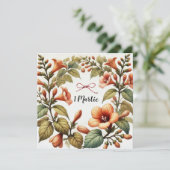 1マティエレガントーフローラあいさつメッセージカスタムメッセージ シーズンカード (スタンド正面)