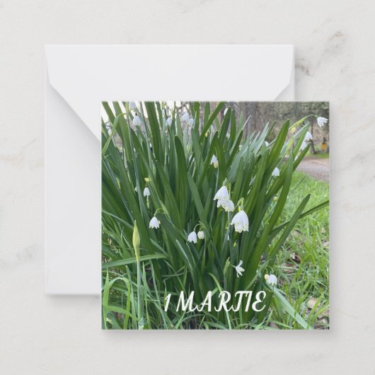 1マティフラットノートカード ノートカード (正面)