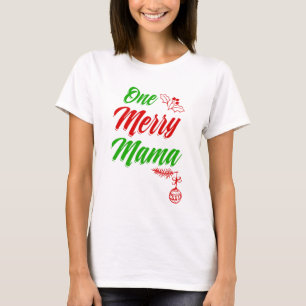 1メリーなShirt Christmas Mom Cuteママの休日 Tシャツ