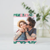 1メリー年の結婚したクリスマス結婚した写真 ポストカード (スタンド正面)