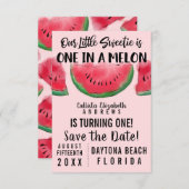 1メロンウォーター色のスイカ1歳 セーブザデート (正面/裏面)