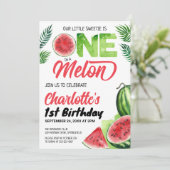 1メロンウォーター色のスイカ1歳 招待状 (スタンド正面)