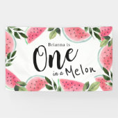 1メロンウォーター色のスイカ1歳 横断幕 (横)