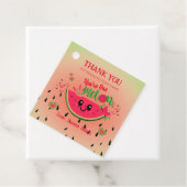 1メロンスイカ最初の誕生日ありがとう フェイバータグ (インサイチュ)