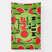 1メロンスイカ1歳の誕生日 横断幕 (縦)