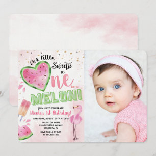 1メロンスイカ1歳招待状 招待状
