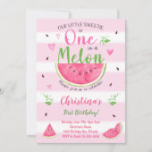 1メロンスイカ1歳招待状 招待状 (正面)