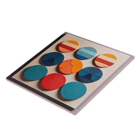 1モダン世紀の幾何学模様 タイル (側面)